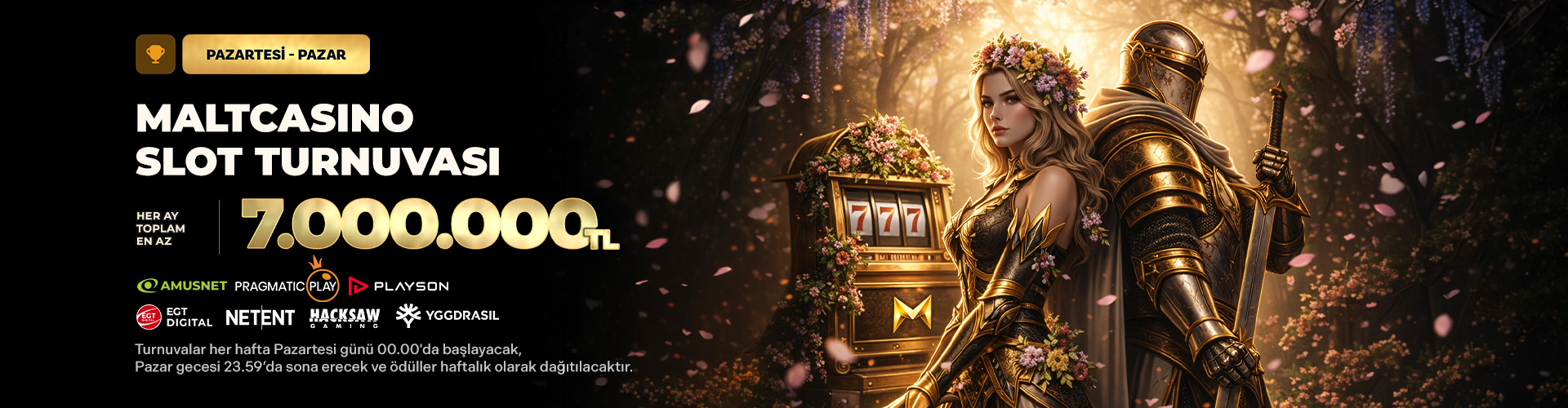 Haftalık slot turnuvası