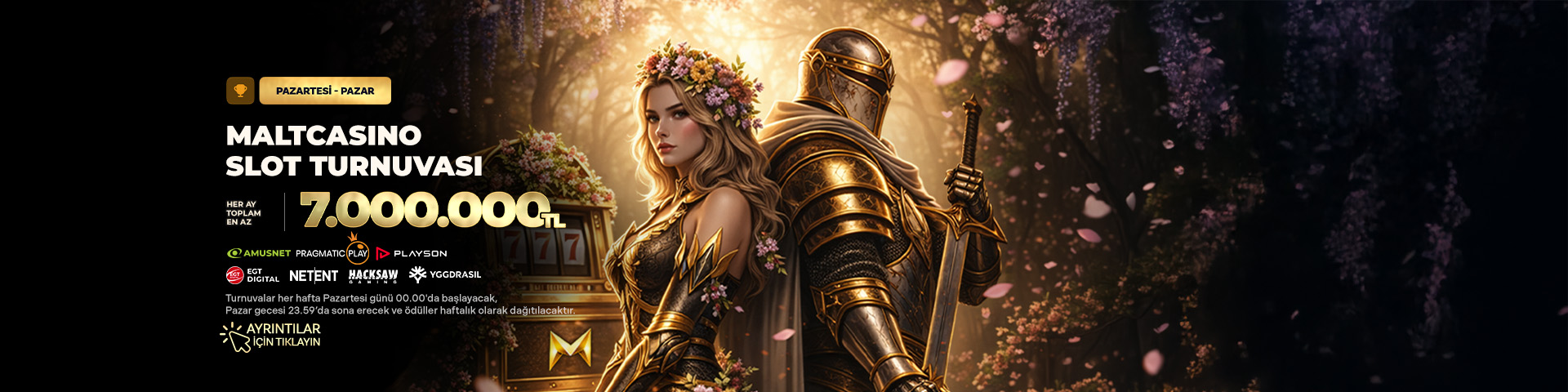 Haftalık slot turnuvası